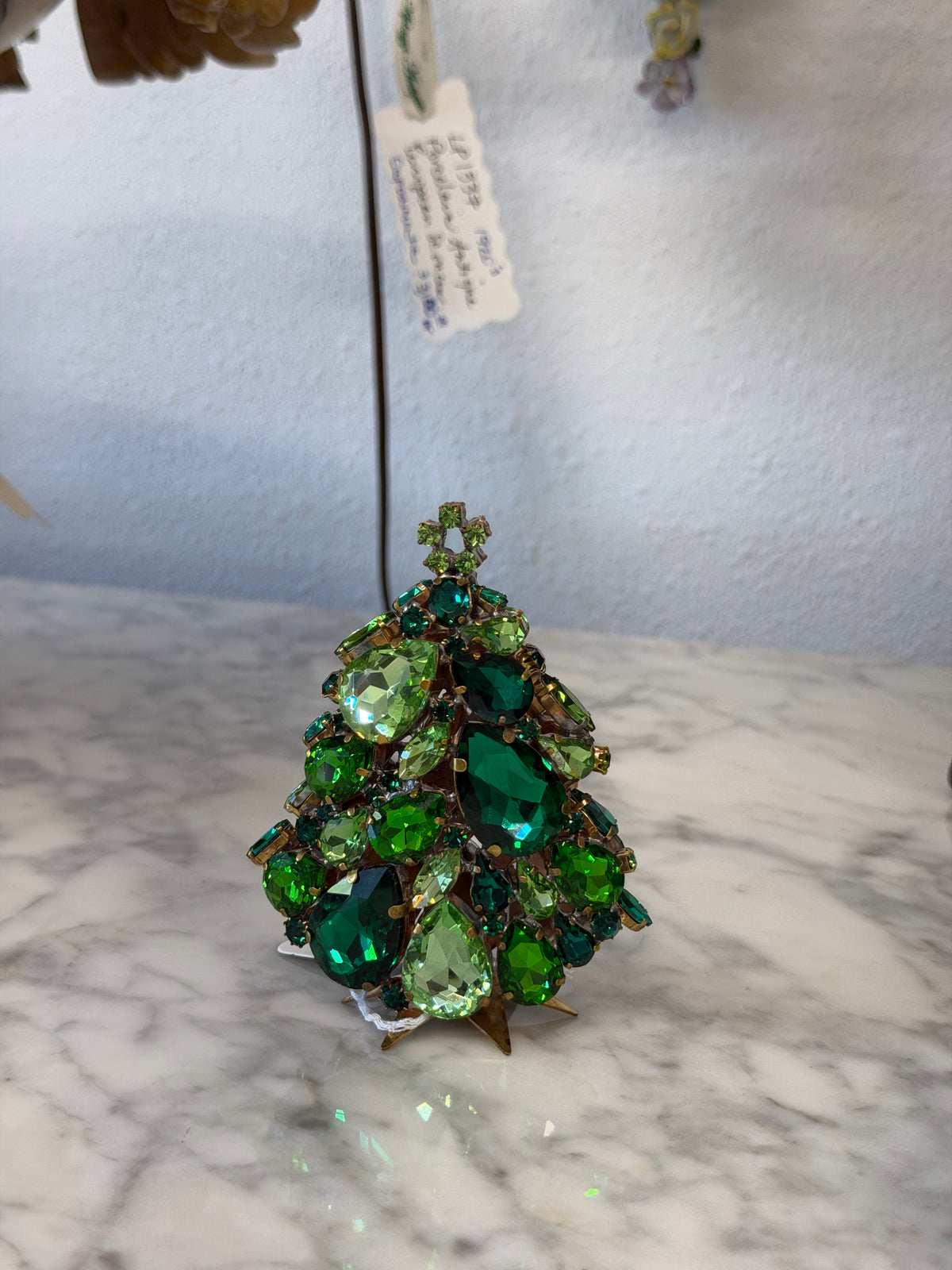 Handmade Czech 3D Glitzy Gleam Christmas Tree | Green