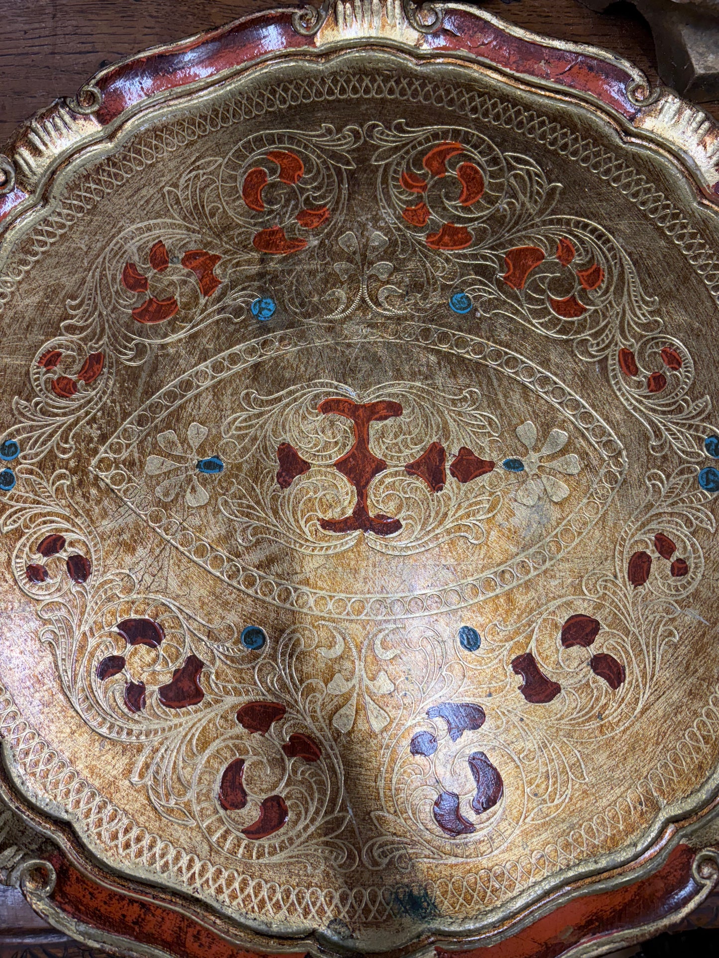 Vintage Florentine Tray