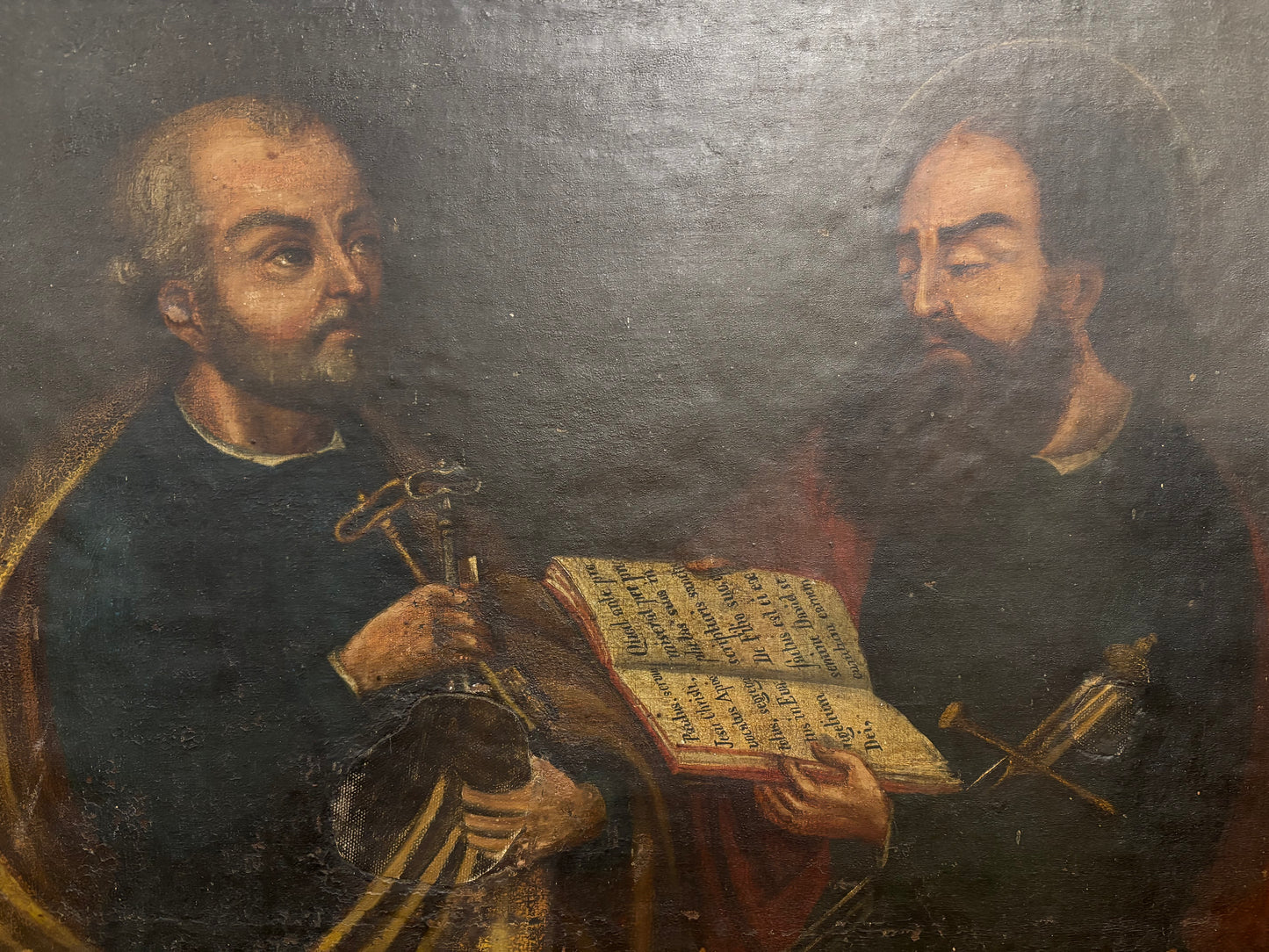 Painting Fragment - St. Peter and St. Paul
