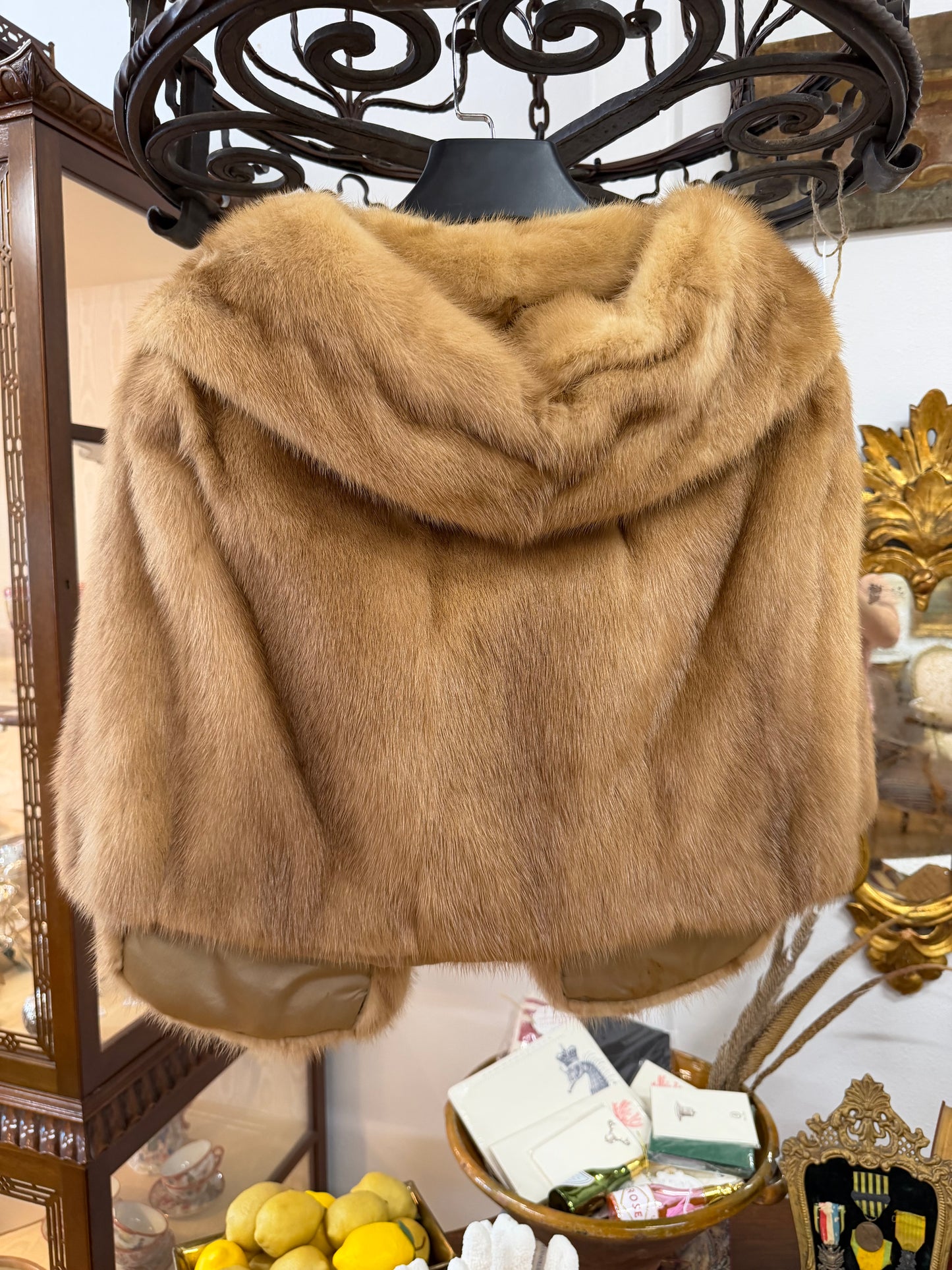 Blond Mink Fur