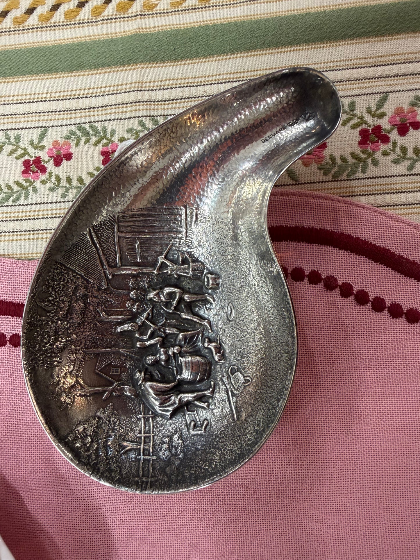 Danish Silverplate Comote
