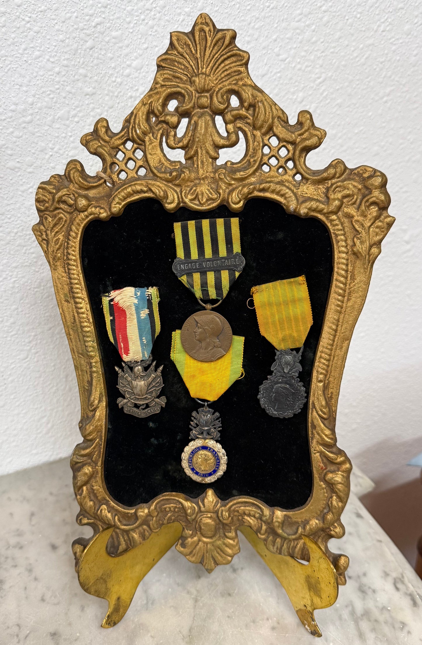 Displayed War Medals