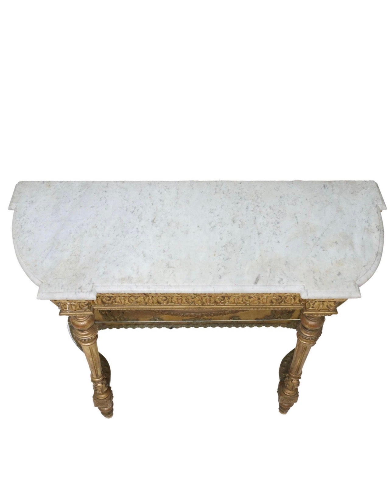 LOUIS XVI STYLE GILTWOOD MIRRORED PIER TABLE