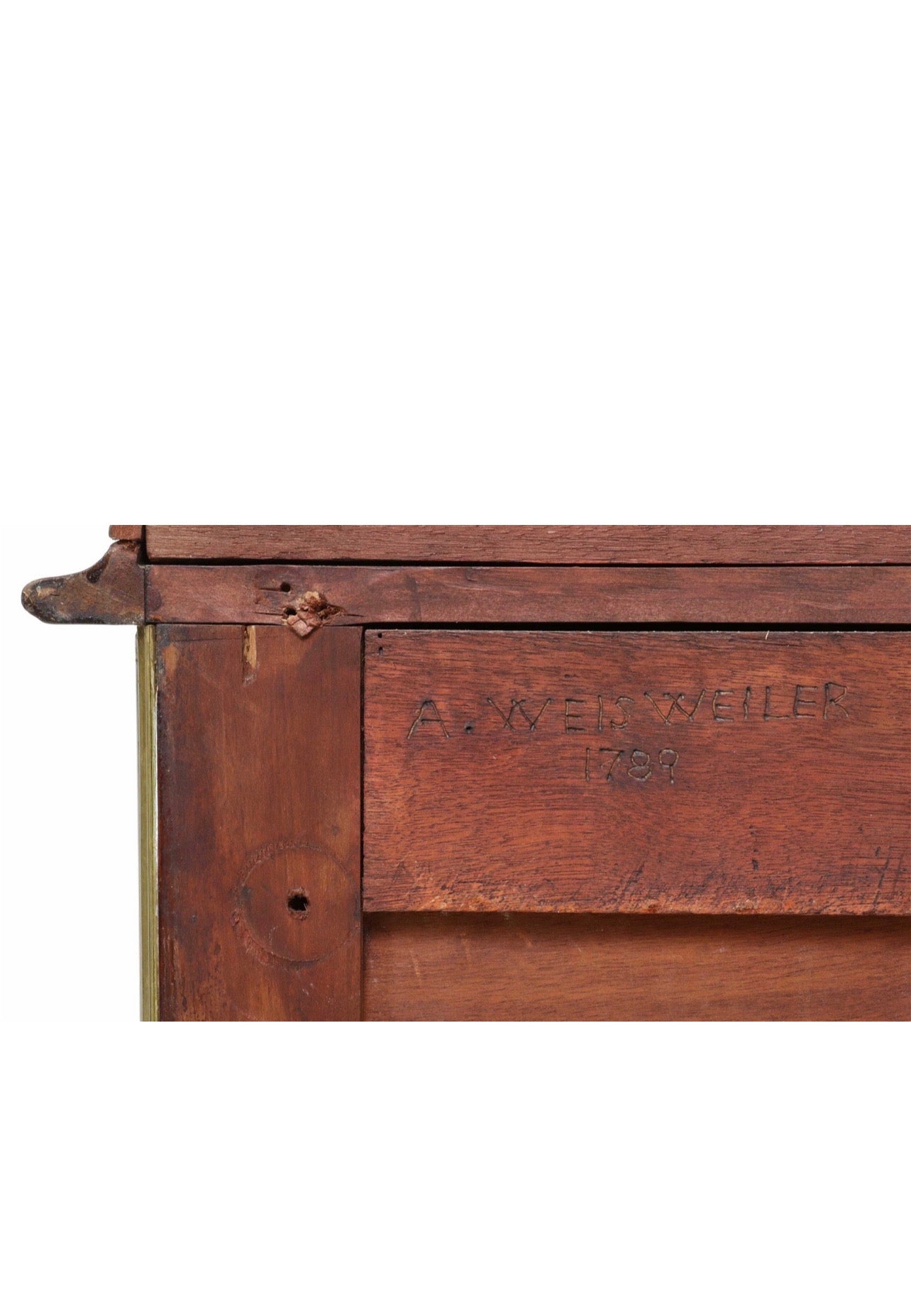 LOUIS XVI STYLE MARBLE-TOP MAHOGANY SIDEBOARD