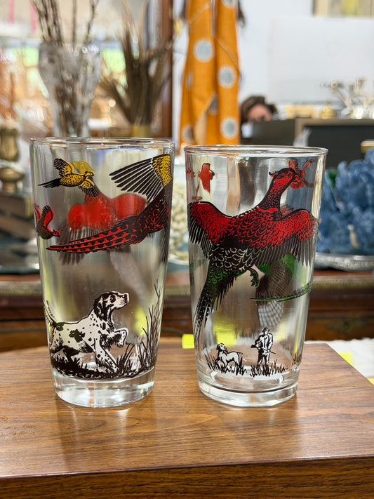Mid Century Wildlife Glasses