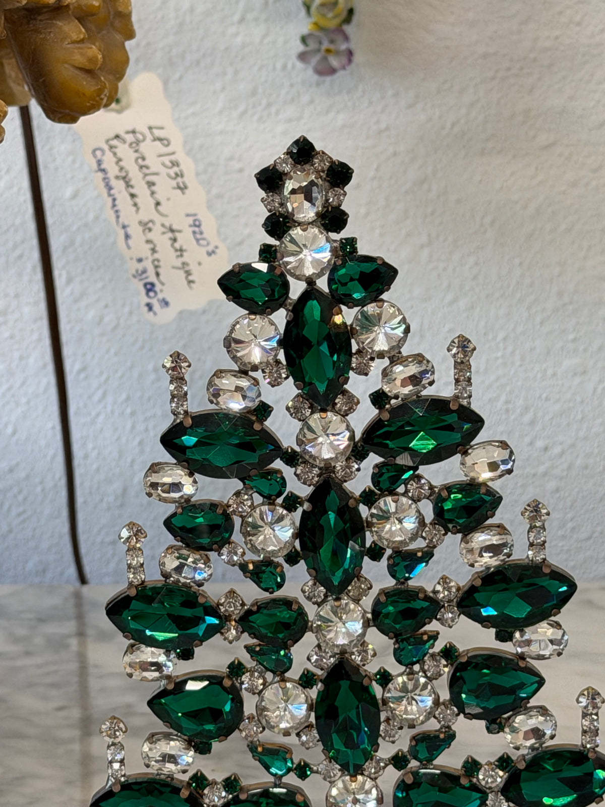 Handmade Czech Dazzling Christmas Tree | Green
