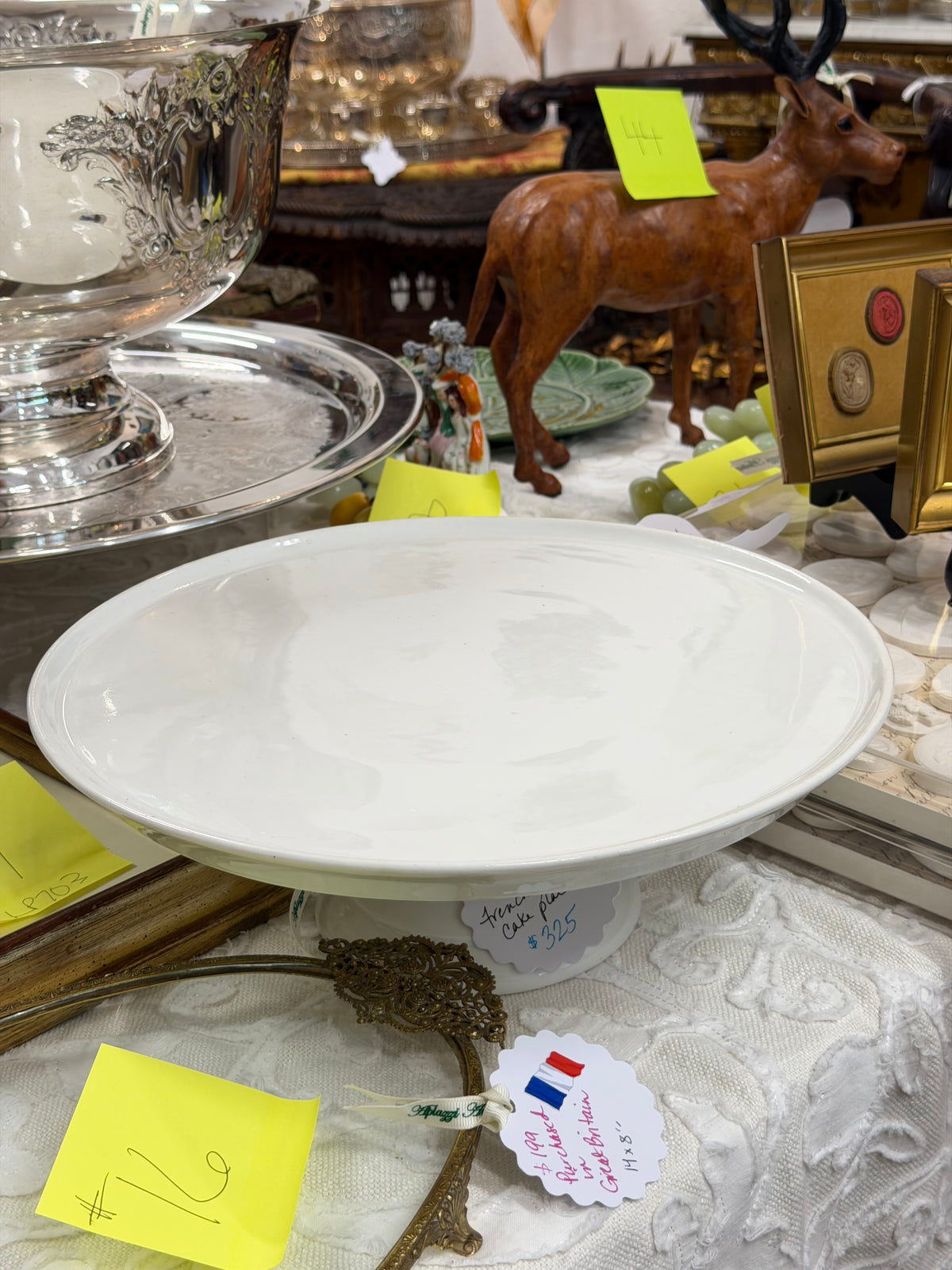 French Antique Cake Plate