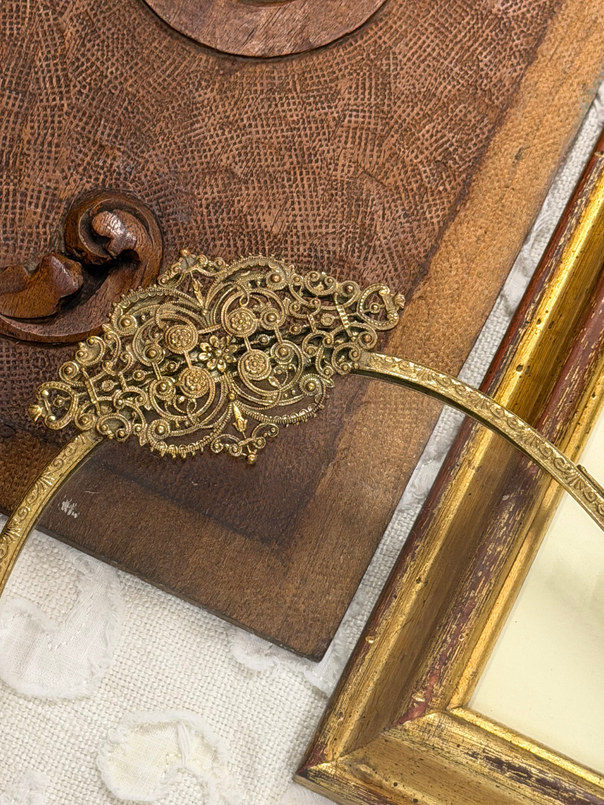 French Style Gold Ormolu Vanity Tray