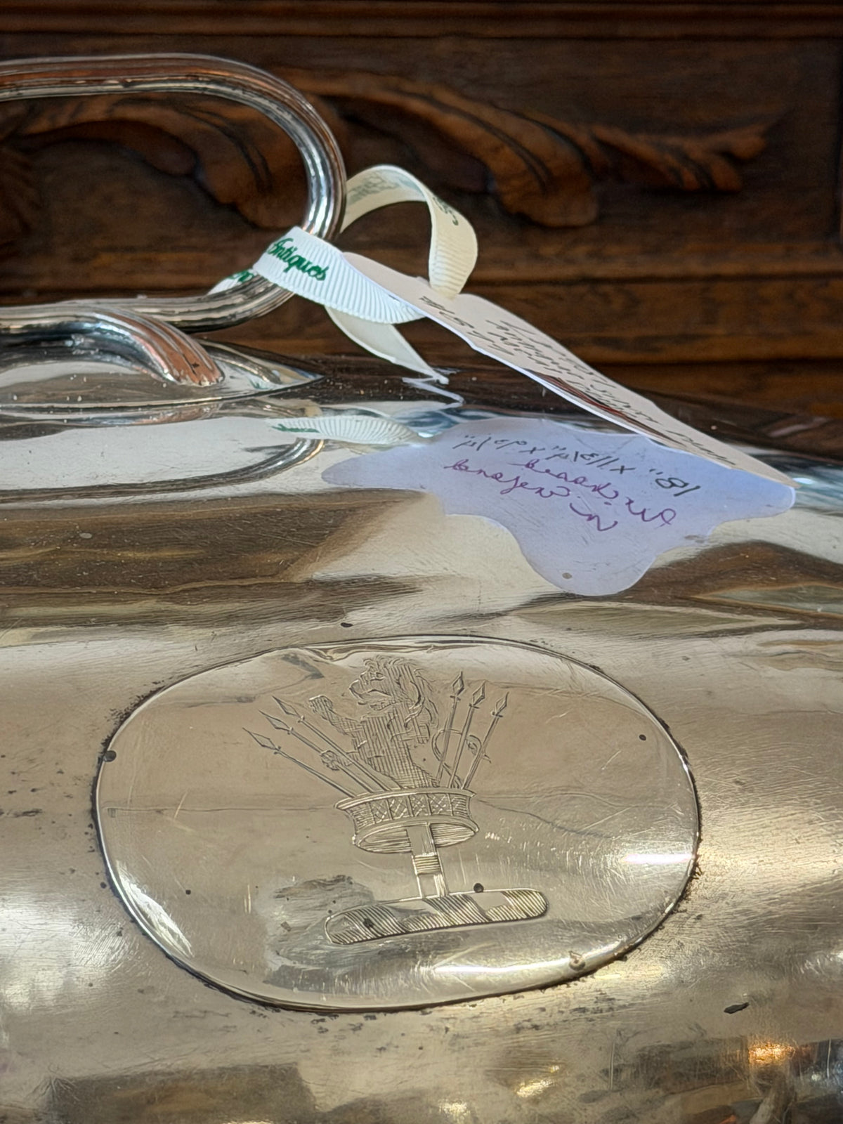 Antique Silver Plate Meat Dome