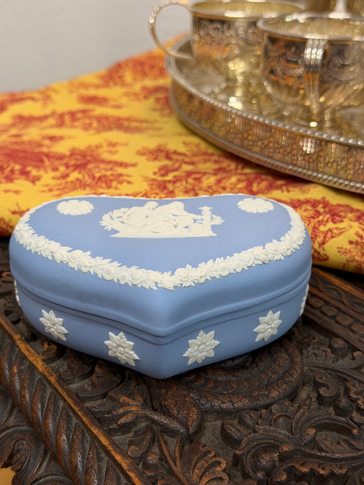 Wedgwood Jasperware Heart Box