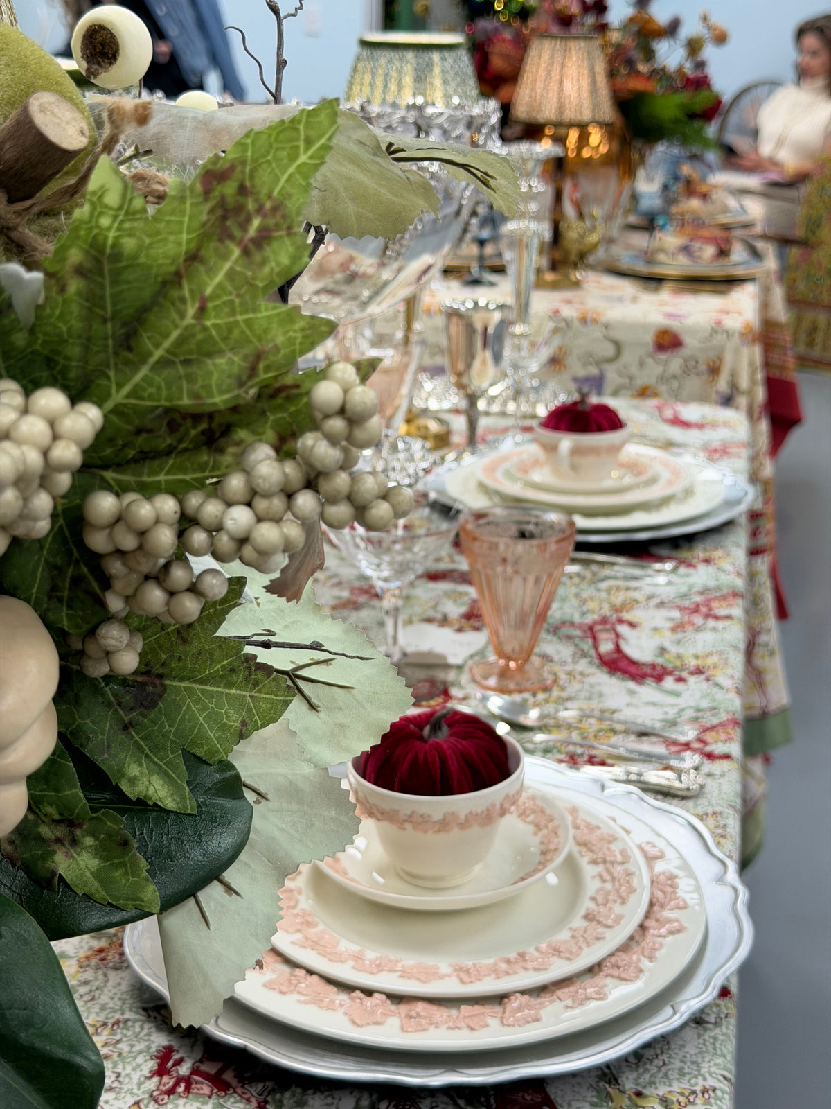 Cup & Saucer | Pink and Cream Queensware by Wedgwood