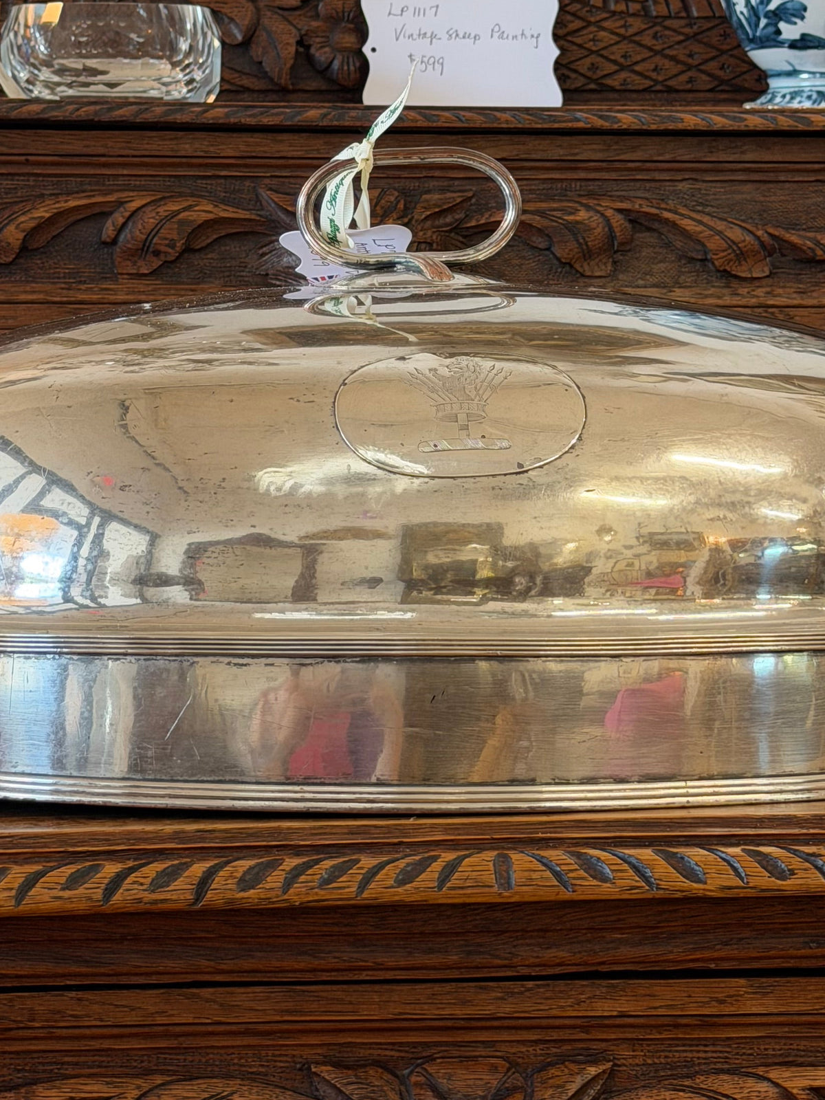 Antique Silver Plate Meat Dome
