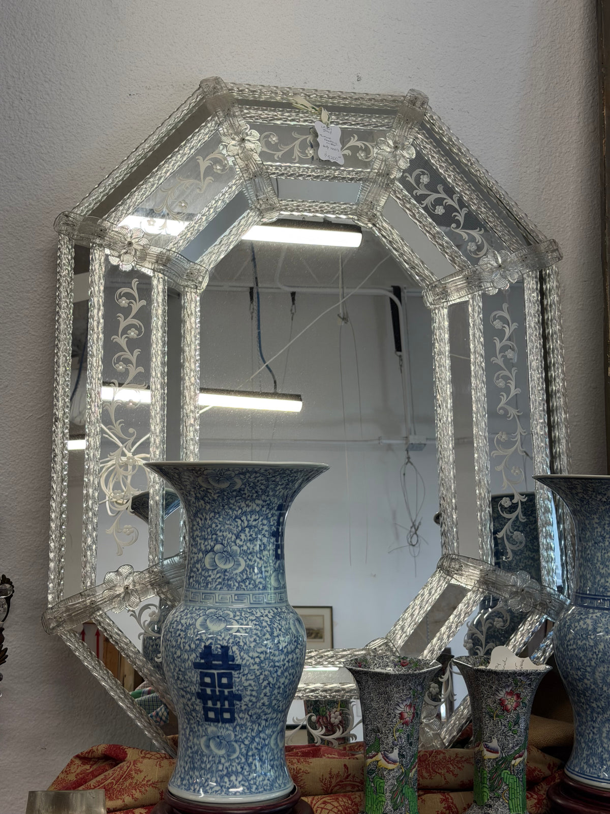 Murano Venetian Mirror Early 1900's | Italy