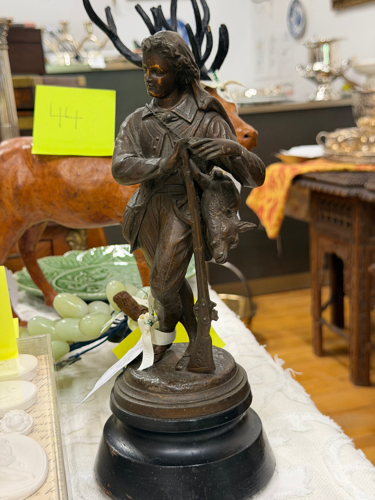 Early 20th European Bronze Statue Sculpture