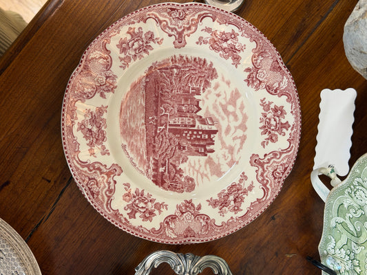 Vintage Johnson Brothers "Old Britain Castles" Pattern | Set of 4 Dinner Plates | England 1883
