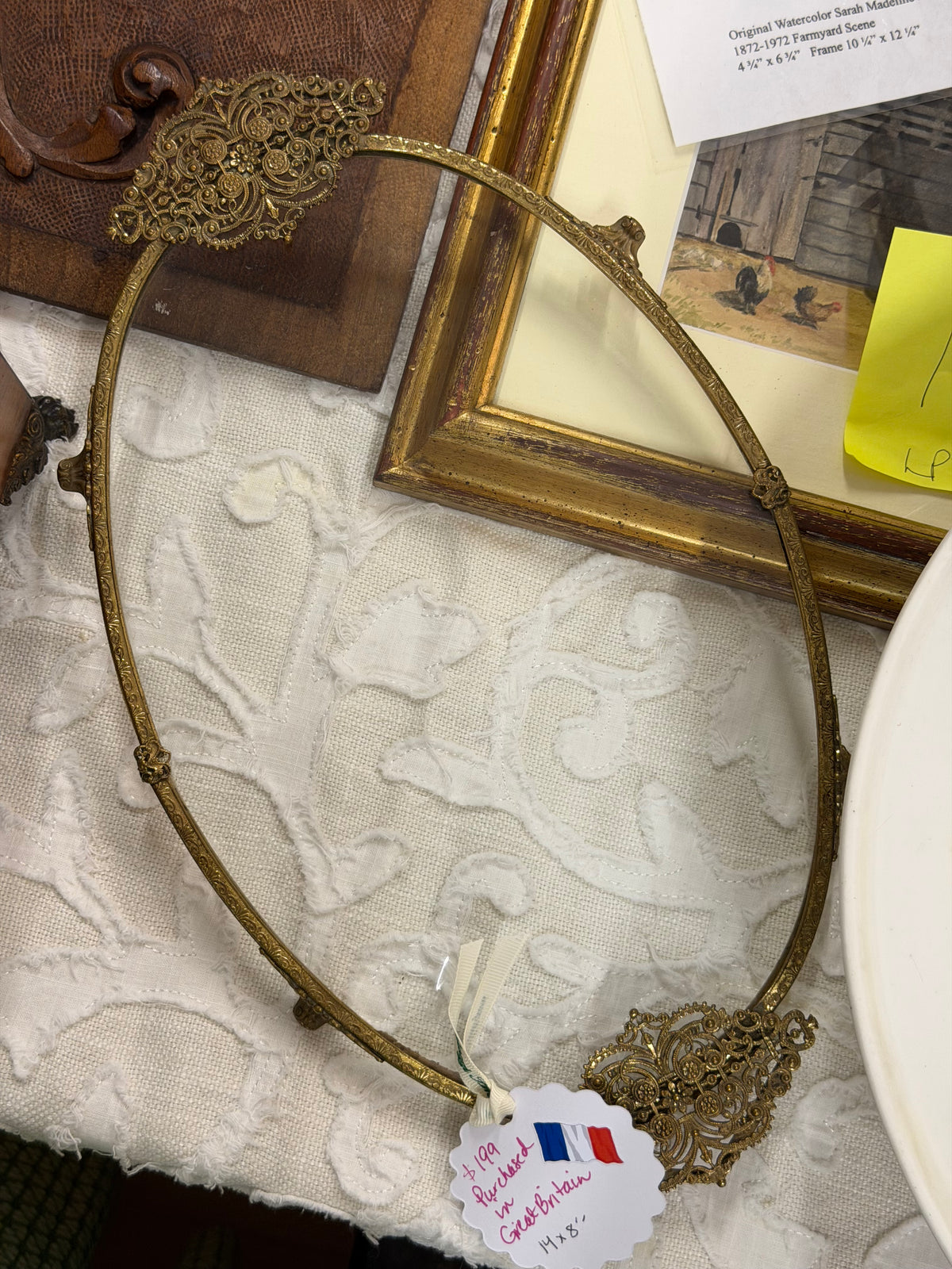 French Style Gold Ormolu Vanity Tray