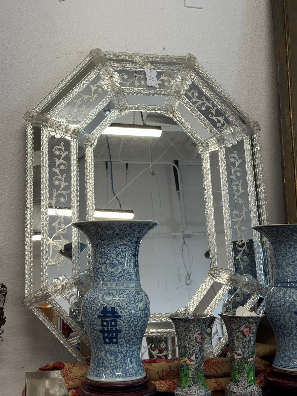 Murano Venetian Mirror Early 1900's | Italy