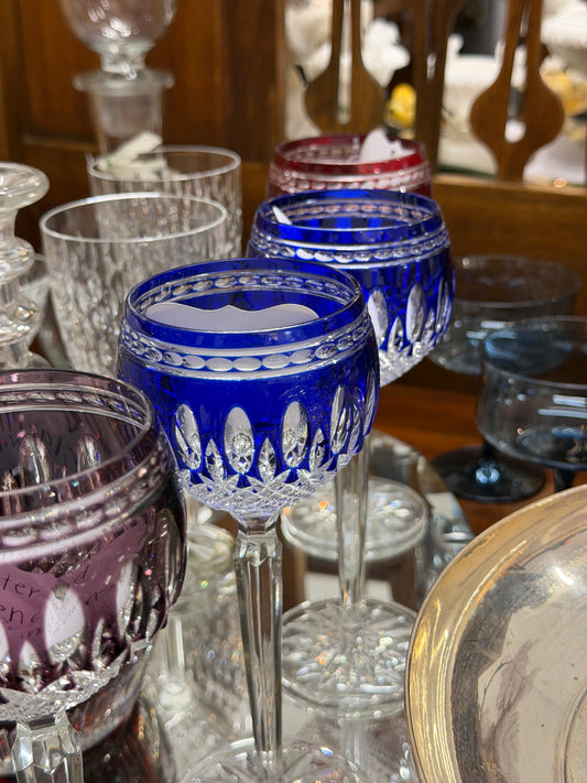 Waterford Colored Crystal Wine Goblets SOLD SEPARATELY 4 Color Options