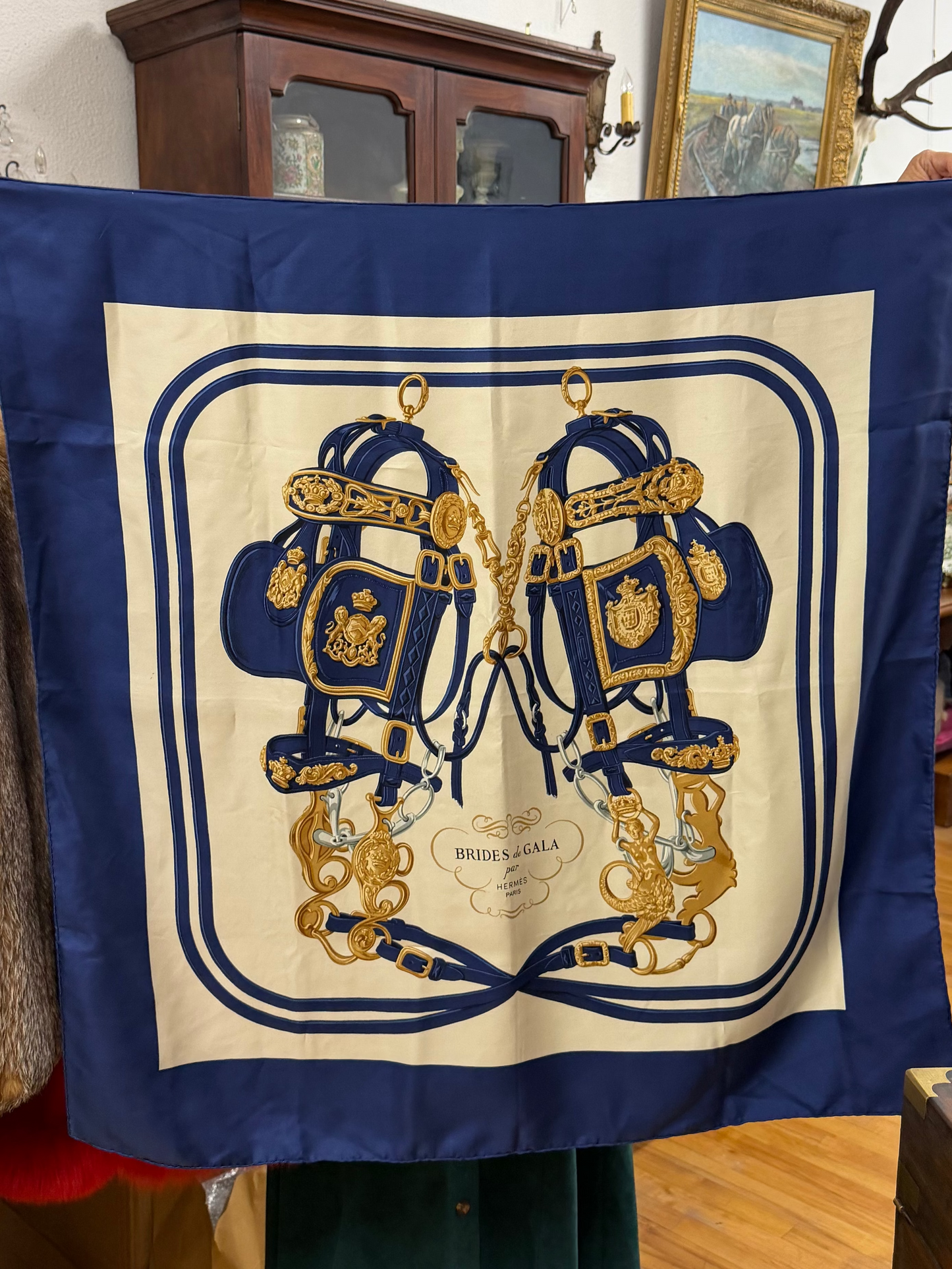 Hermès Brides de Gala Silk Scarf | 1957 Design