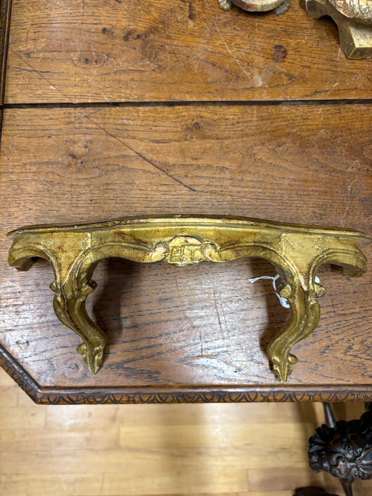 Vintage Florentine Sconce Shelf