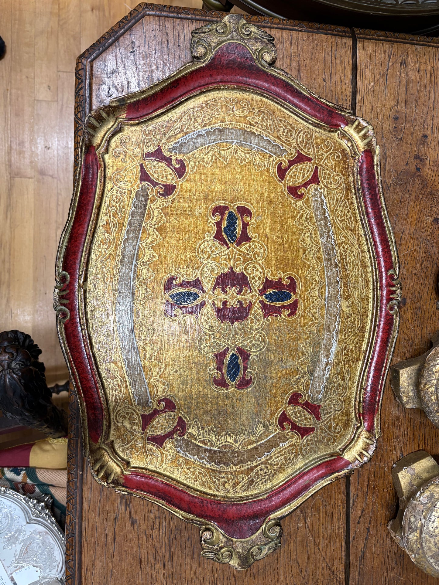 Vintage Large Florentine Tray