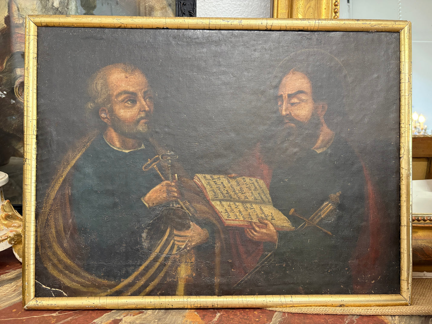 Painting Fragment - St. Peter and St. Paul