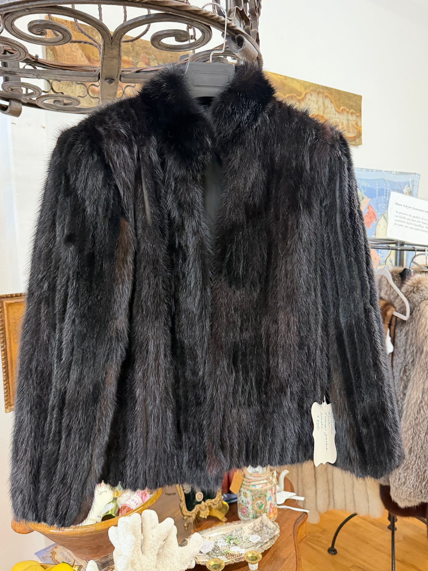 Mink Coat, 4 Clasp Jacket, Small