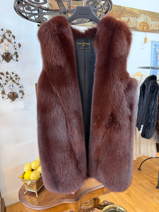 Giatas Bros, Red Fox Vest Fur