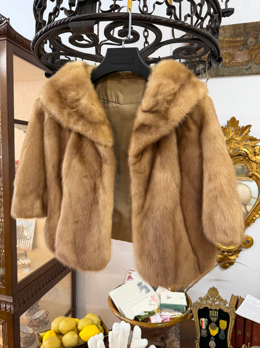 Blond Mink Fur