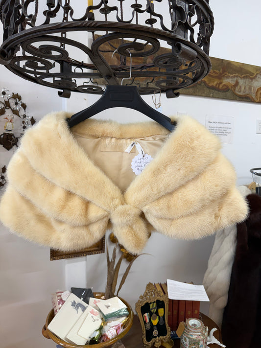 Mink Shawl + Fur