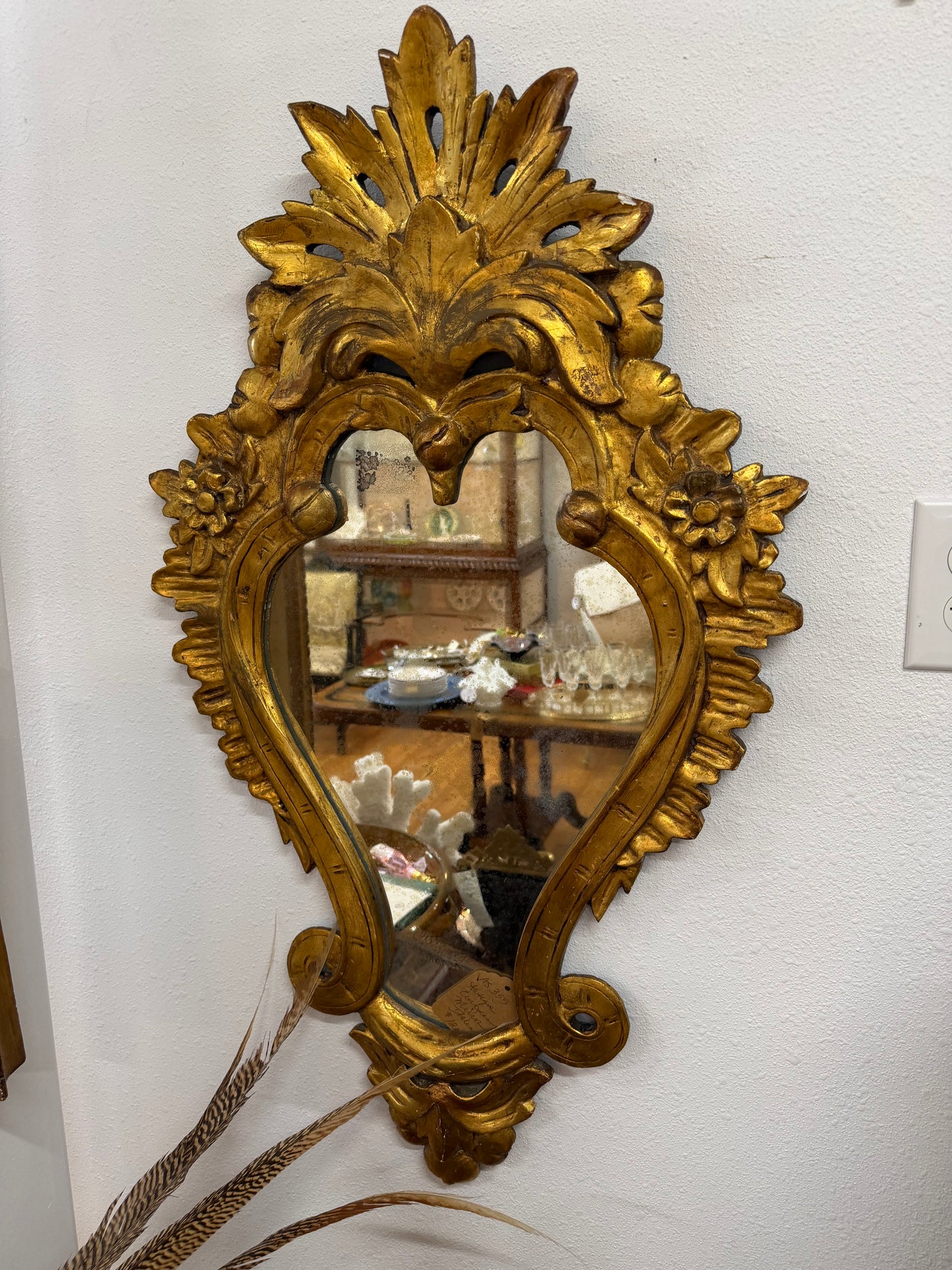 Antique European Mirror, Italian