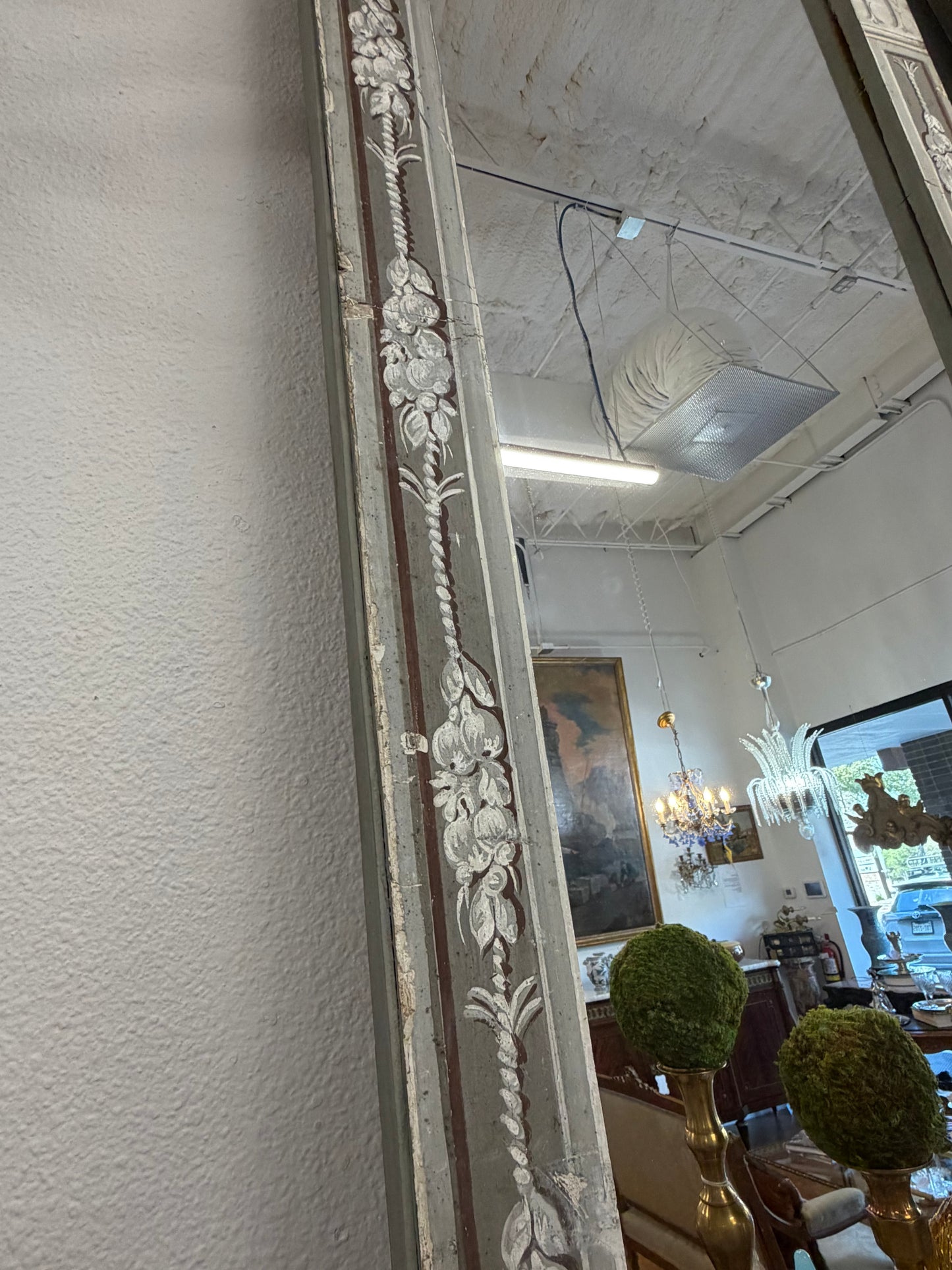 Pair Of Antique Italian Mirrors Purchased In Parma, Italy