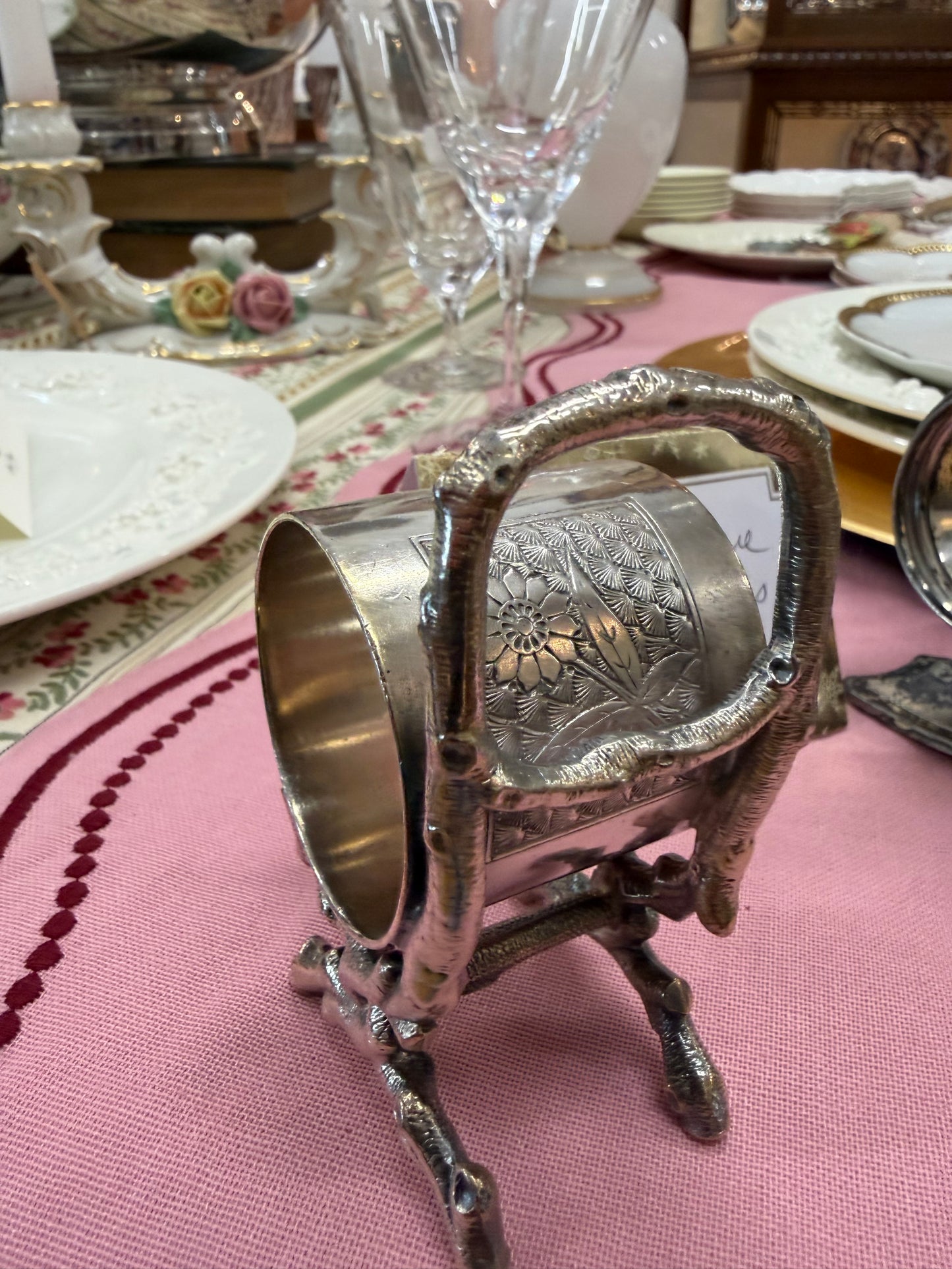 Antique Silverplate Rings