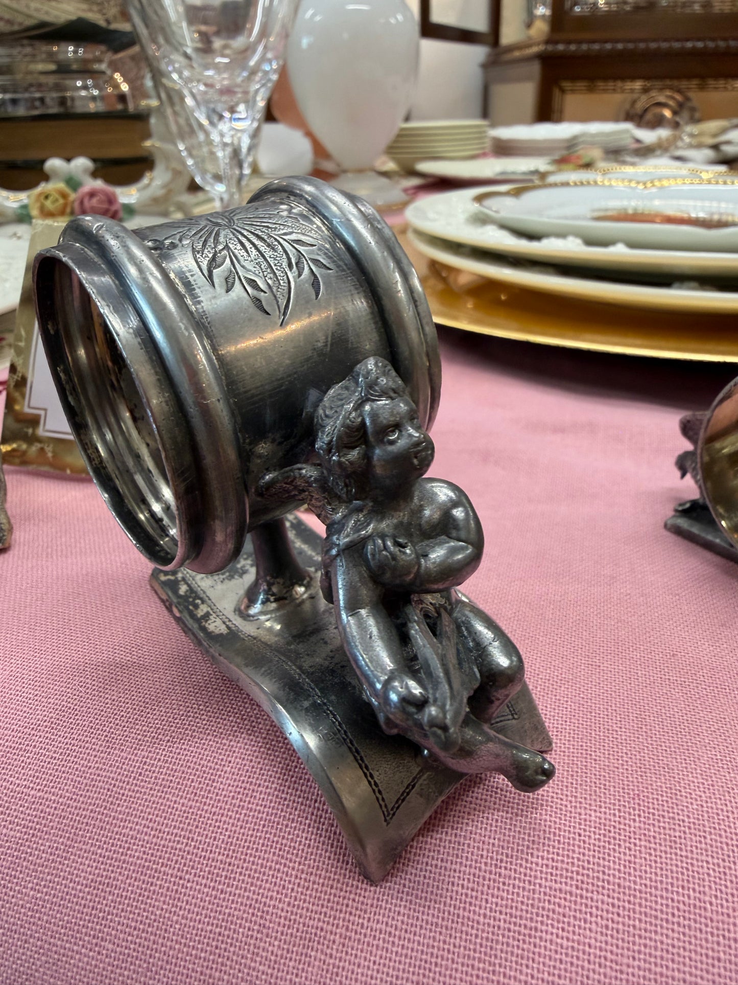 Antique Silverplate Rings