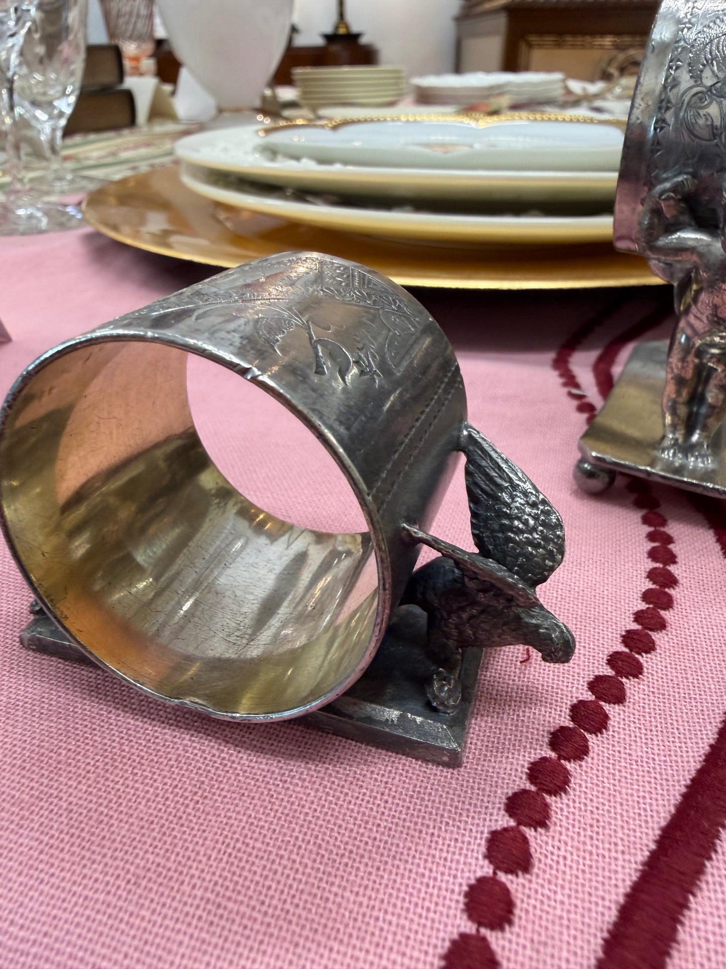 Antique Silverplate Rings