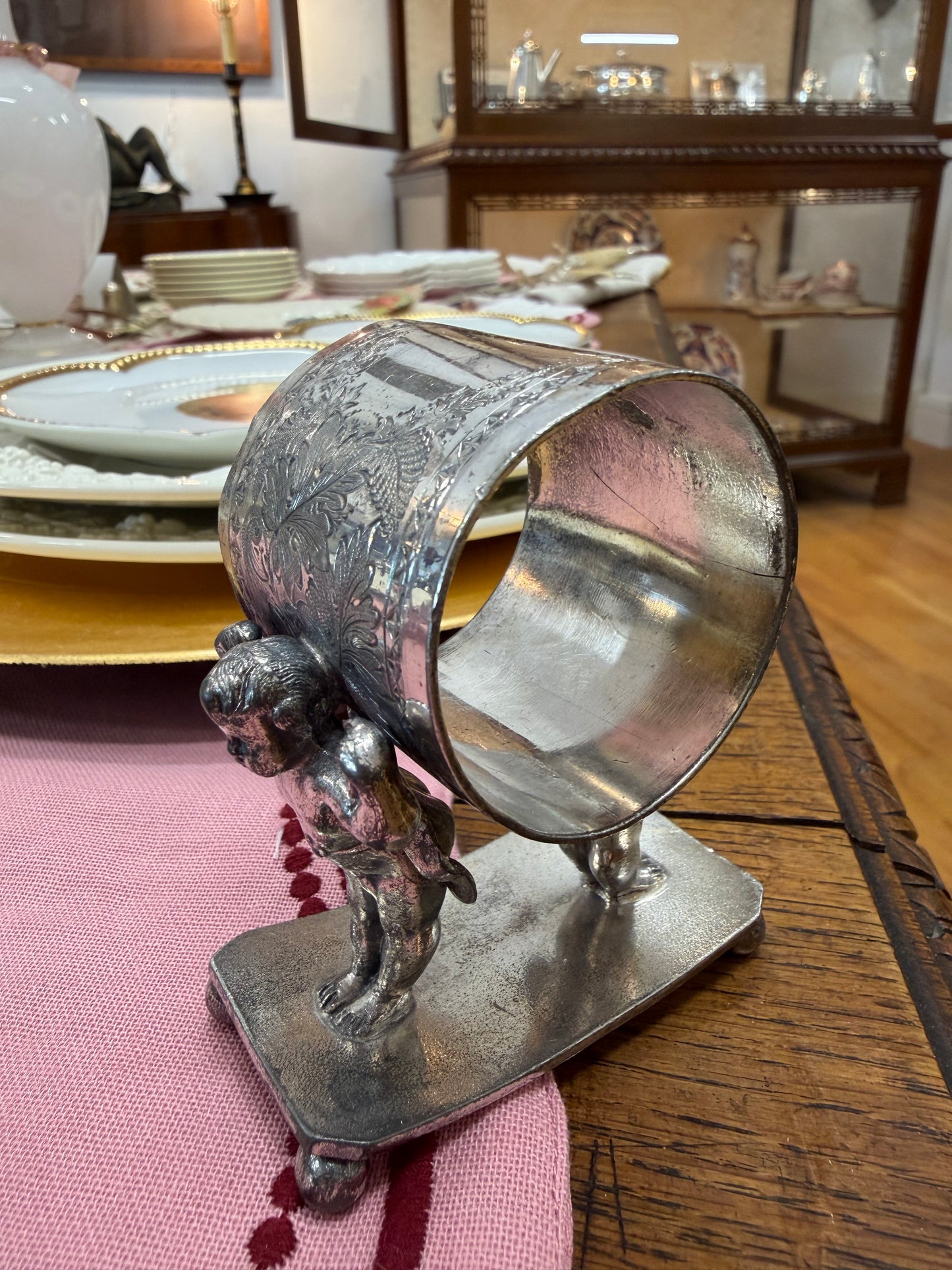 Antique Silverplate Rings