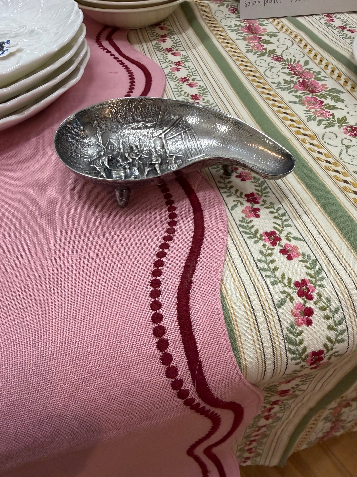 Danish Silverplate Comote