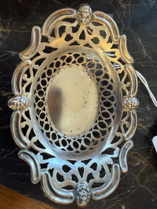 English, 1900, Nicle Silver Nut Cup