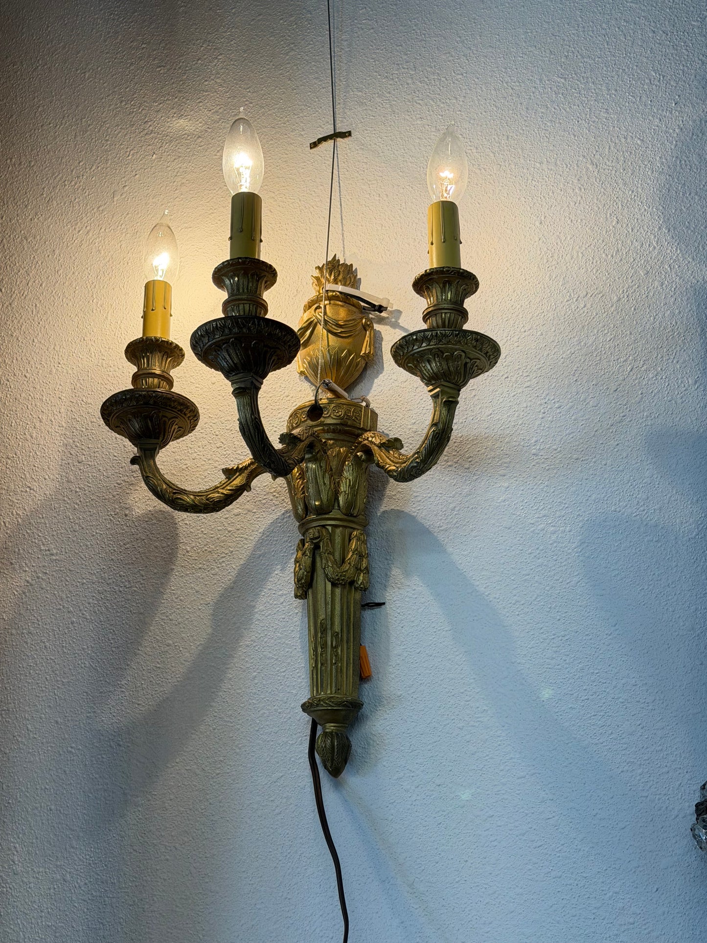 Pair Of French Wired Sconces