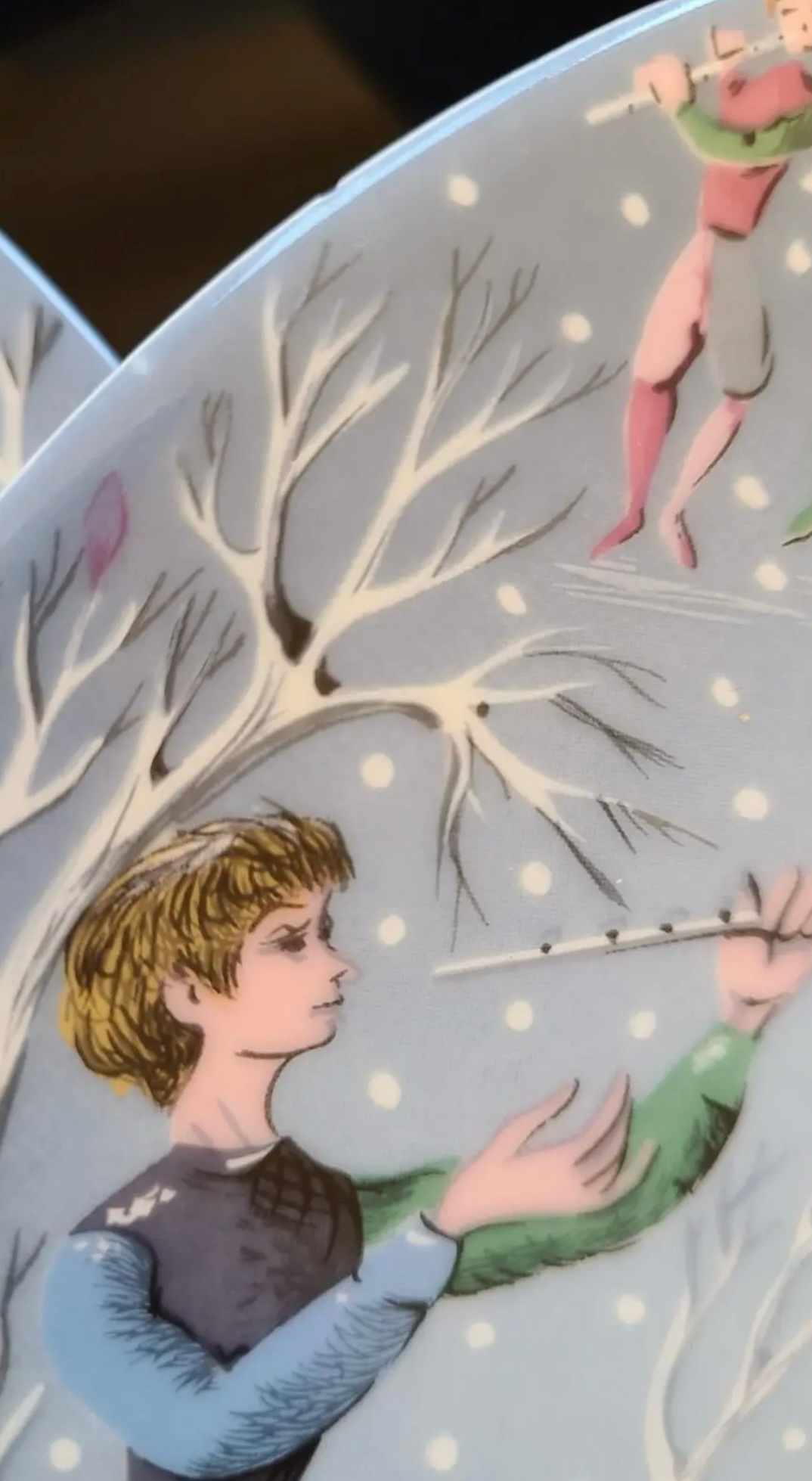 Vintage 1970s Haviland Limoge & Remy Hetraue the Twelve Days of Christmas Plates | Set of 12