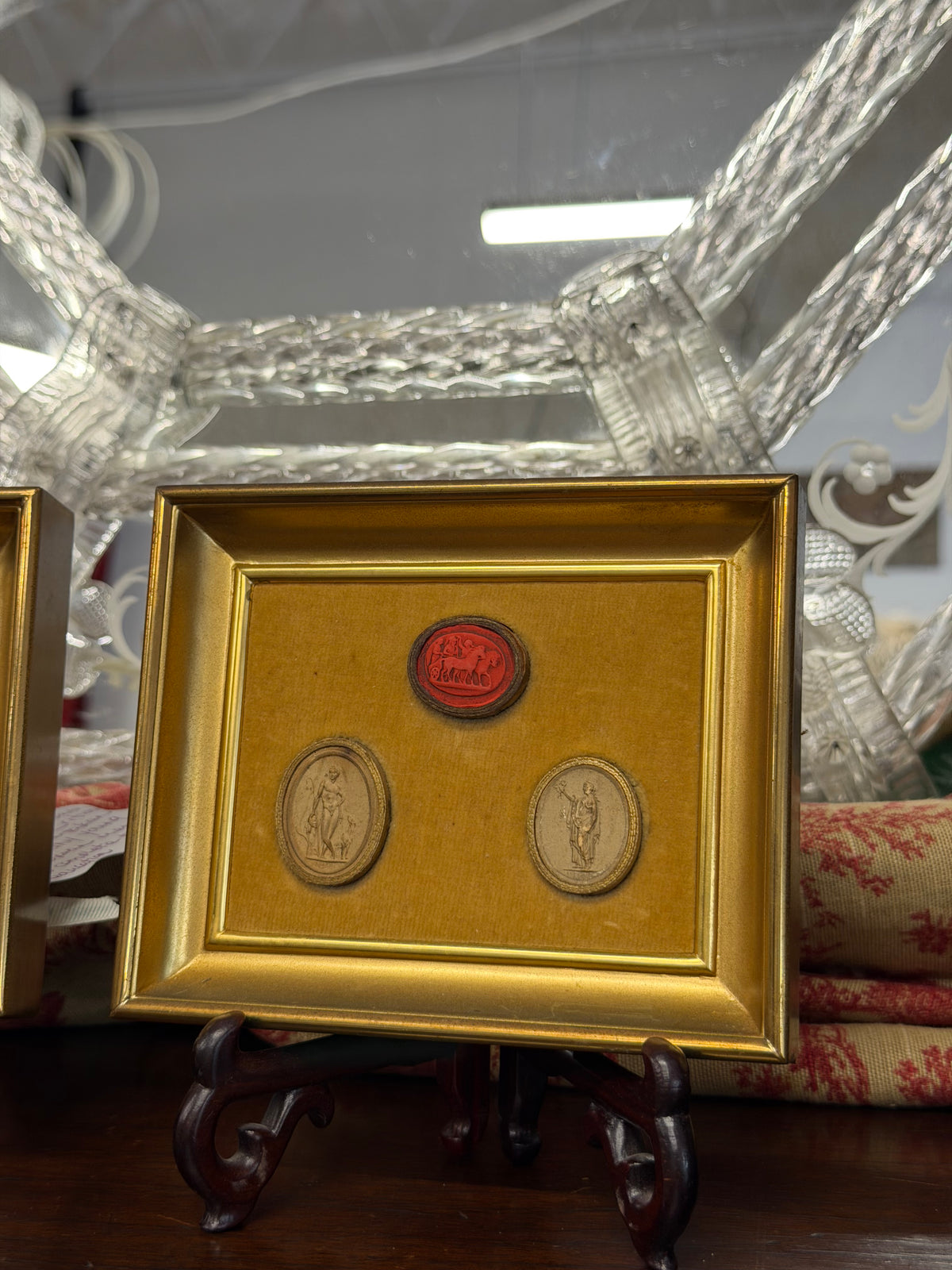 19th Century Grand Tour Intaglios Featuring Wax and Plater Cameo Seals