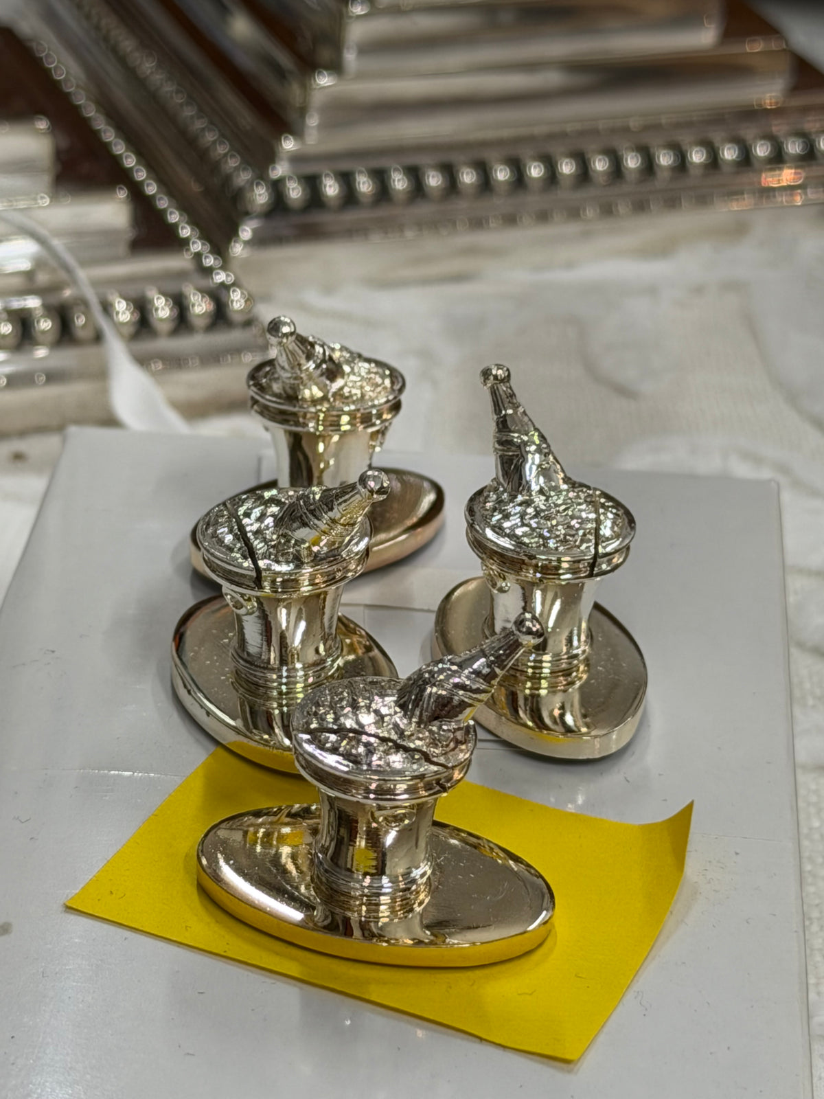 Vintage Etched Champagne Coupes