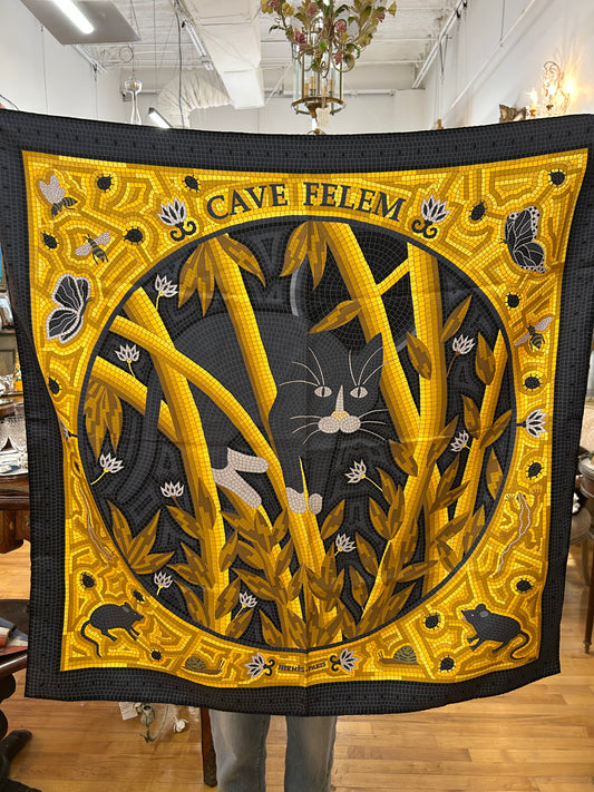 Hermes Scarf, Cave Felem