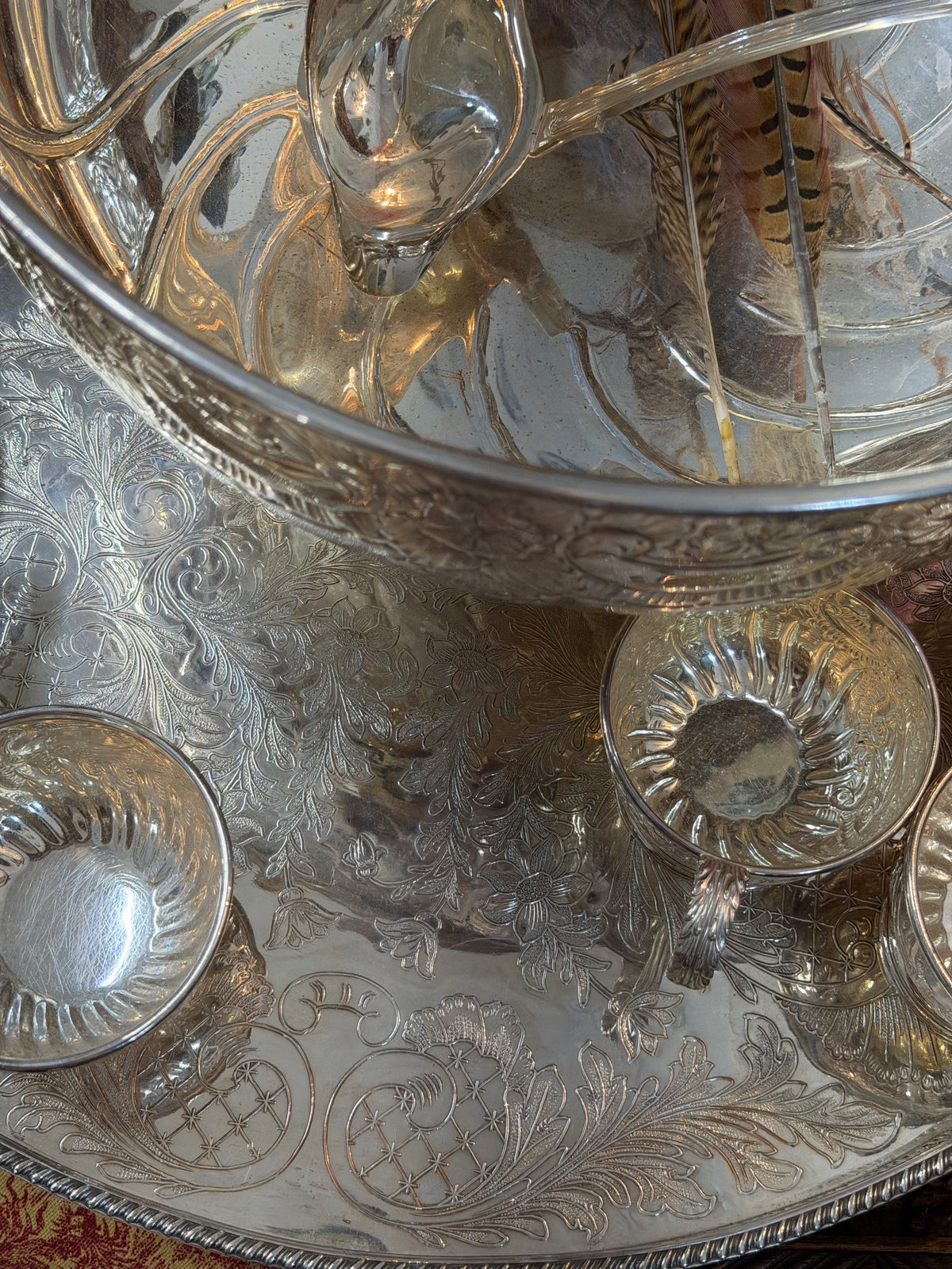 England Sheffield Silverplate TRAY