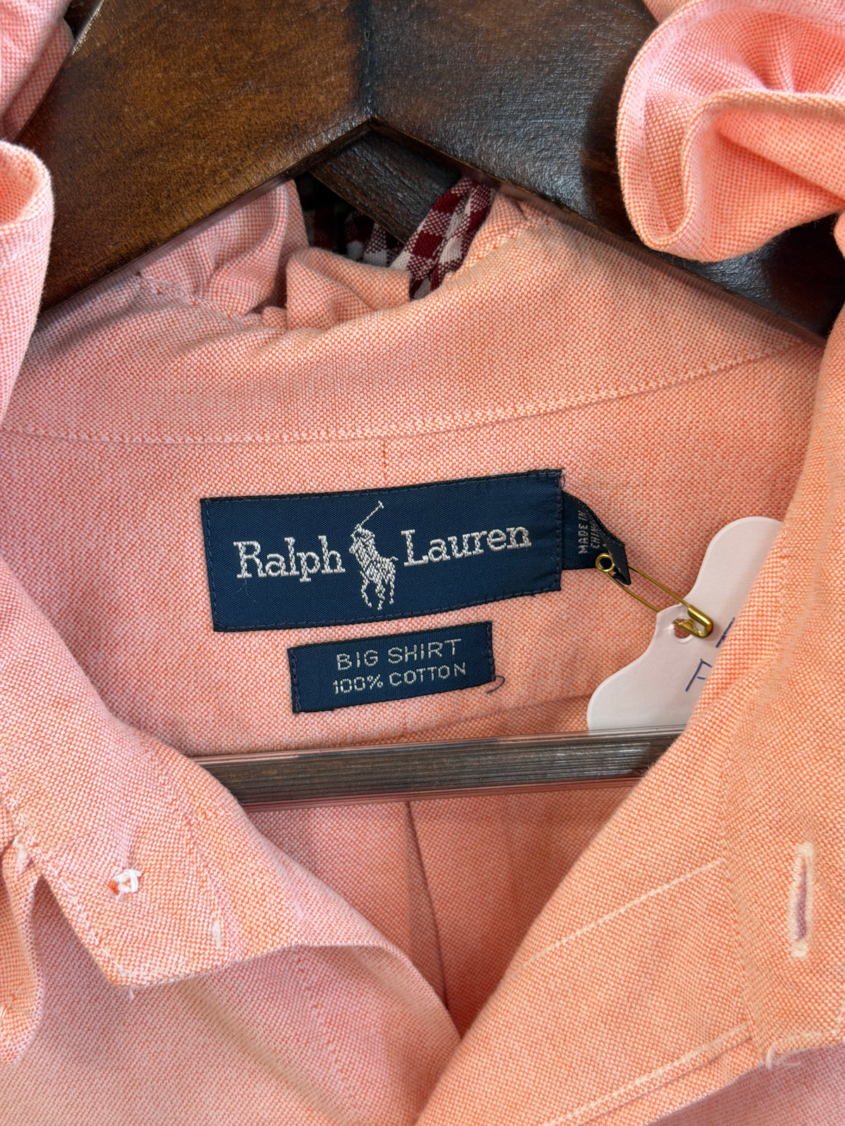 Ruffle Ralph Lauren Coral Polo | Size XL