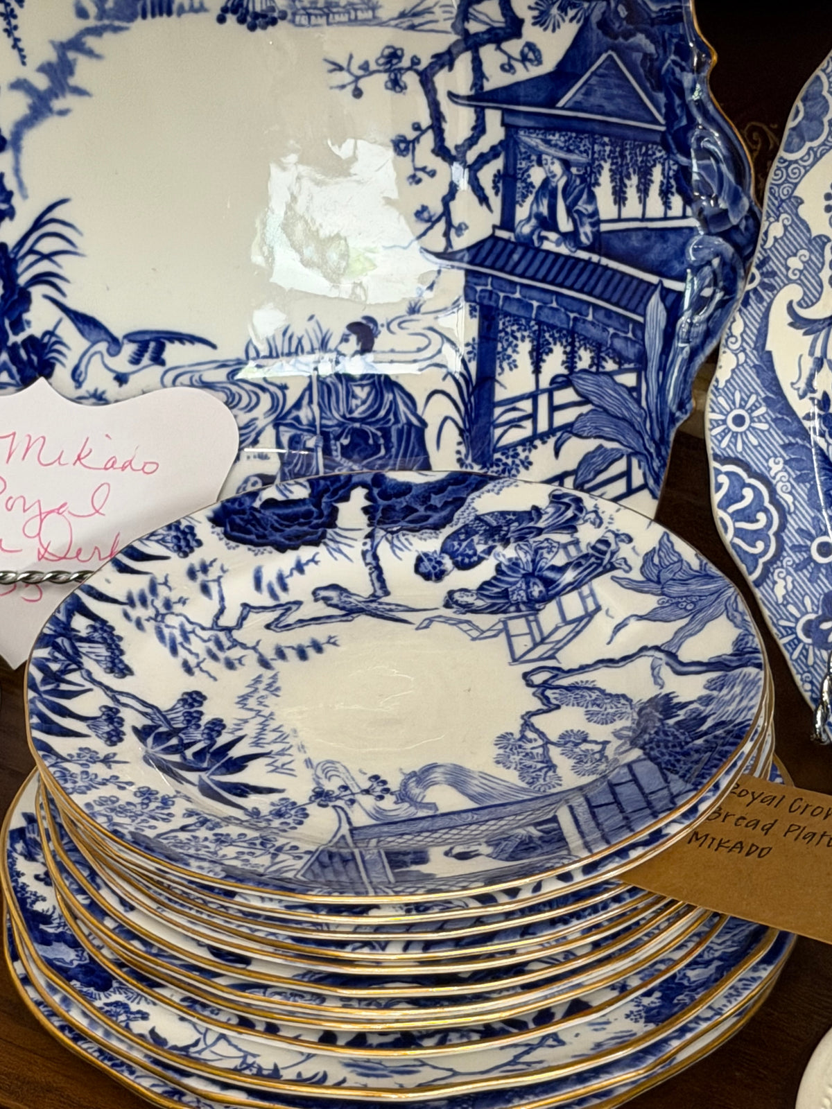 Royal Crown Derby Bread Plates by MIKADO