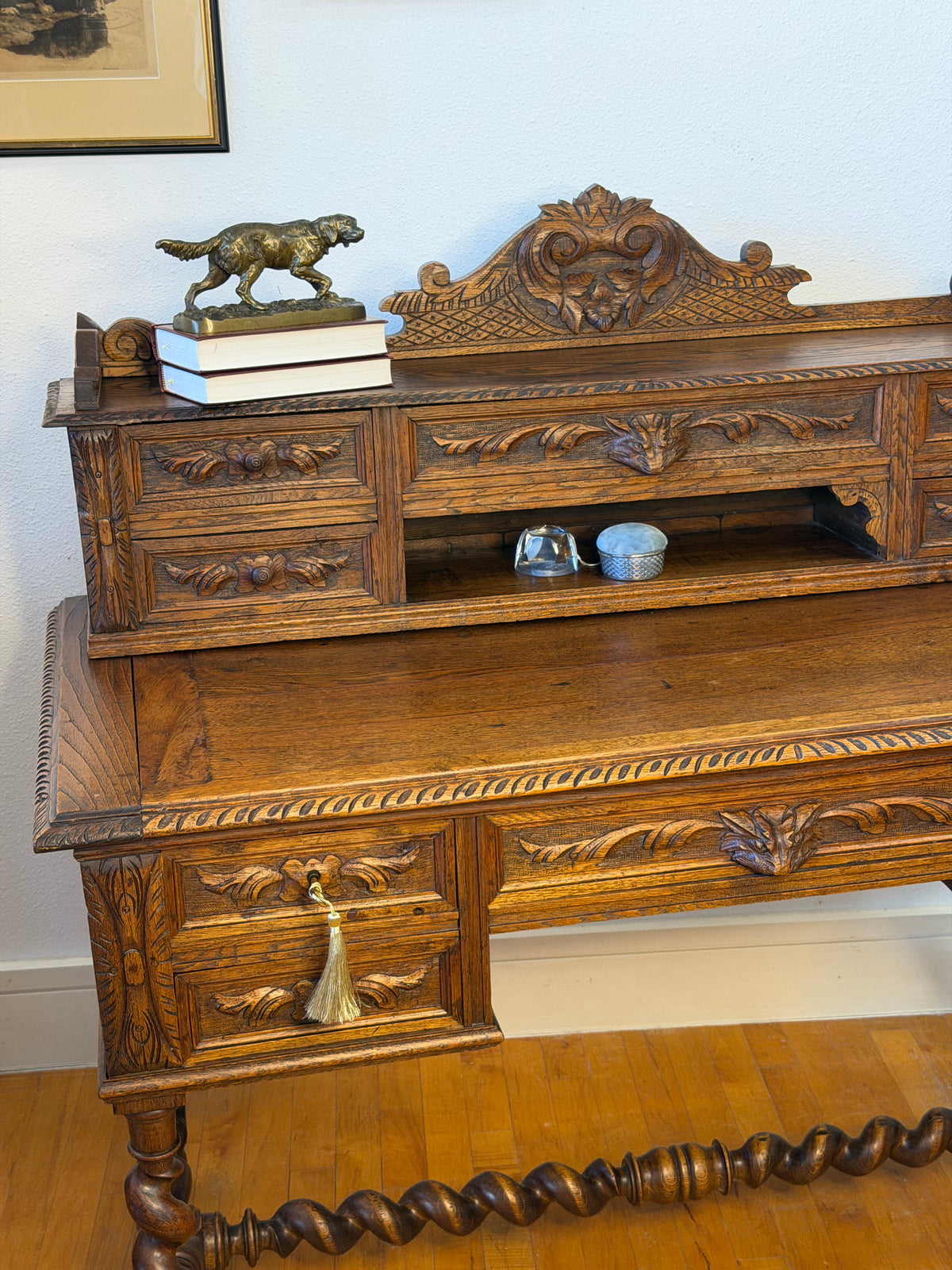 Antique French Renaissance Style Desk