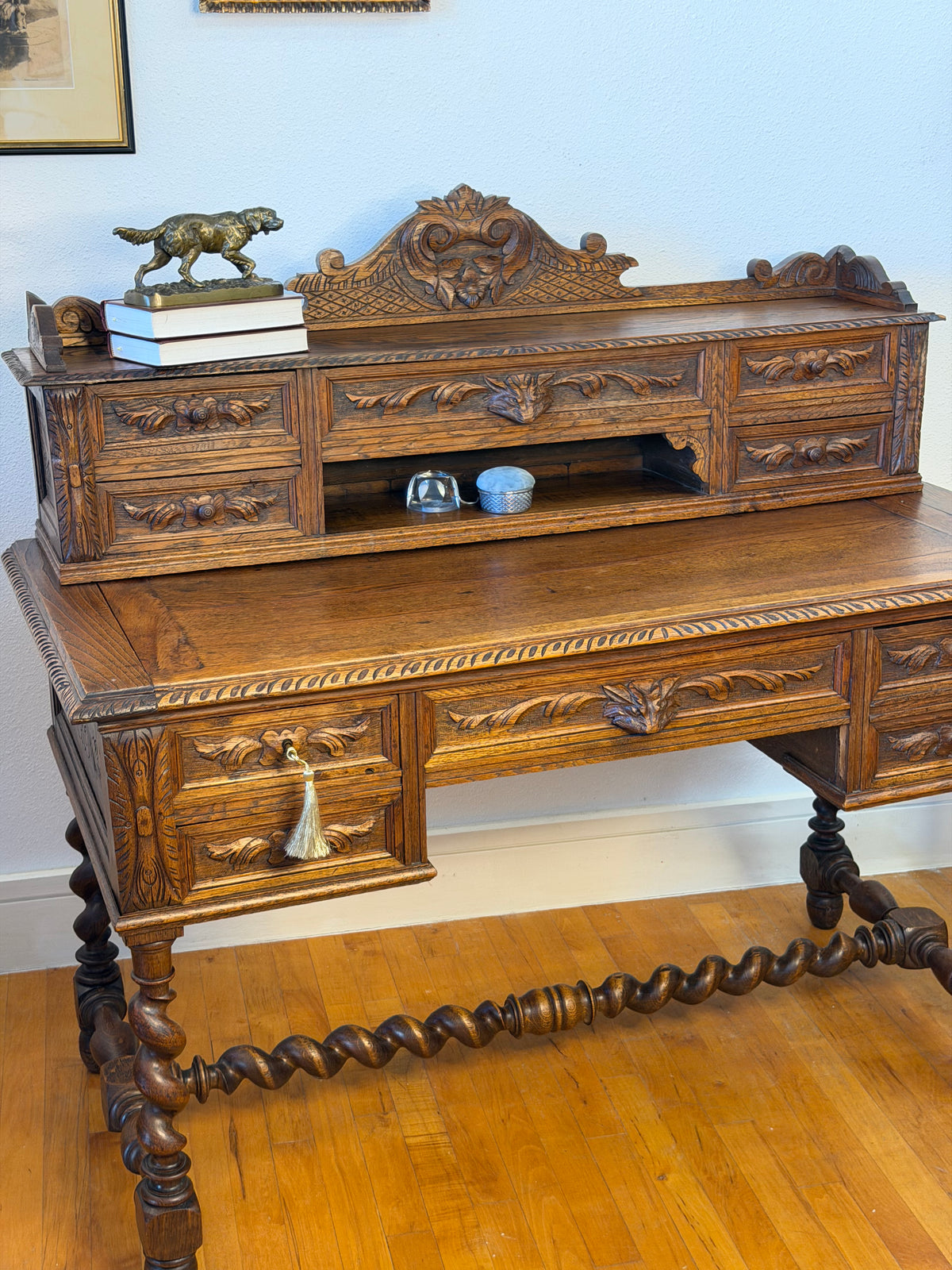 Antique French Renaissance Style Desk