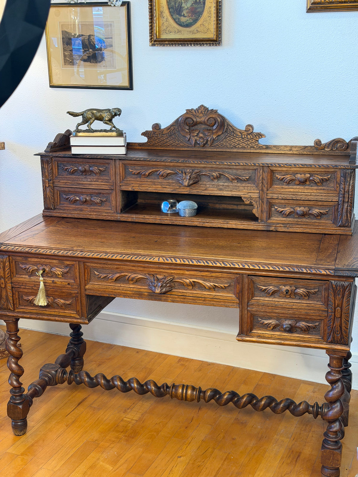 Antique French Renaissance Style Desk
