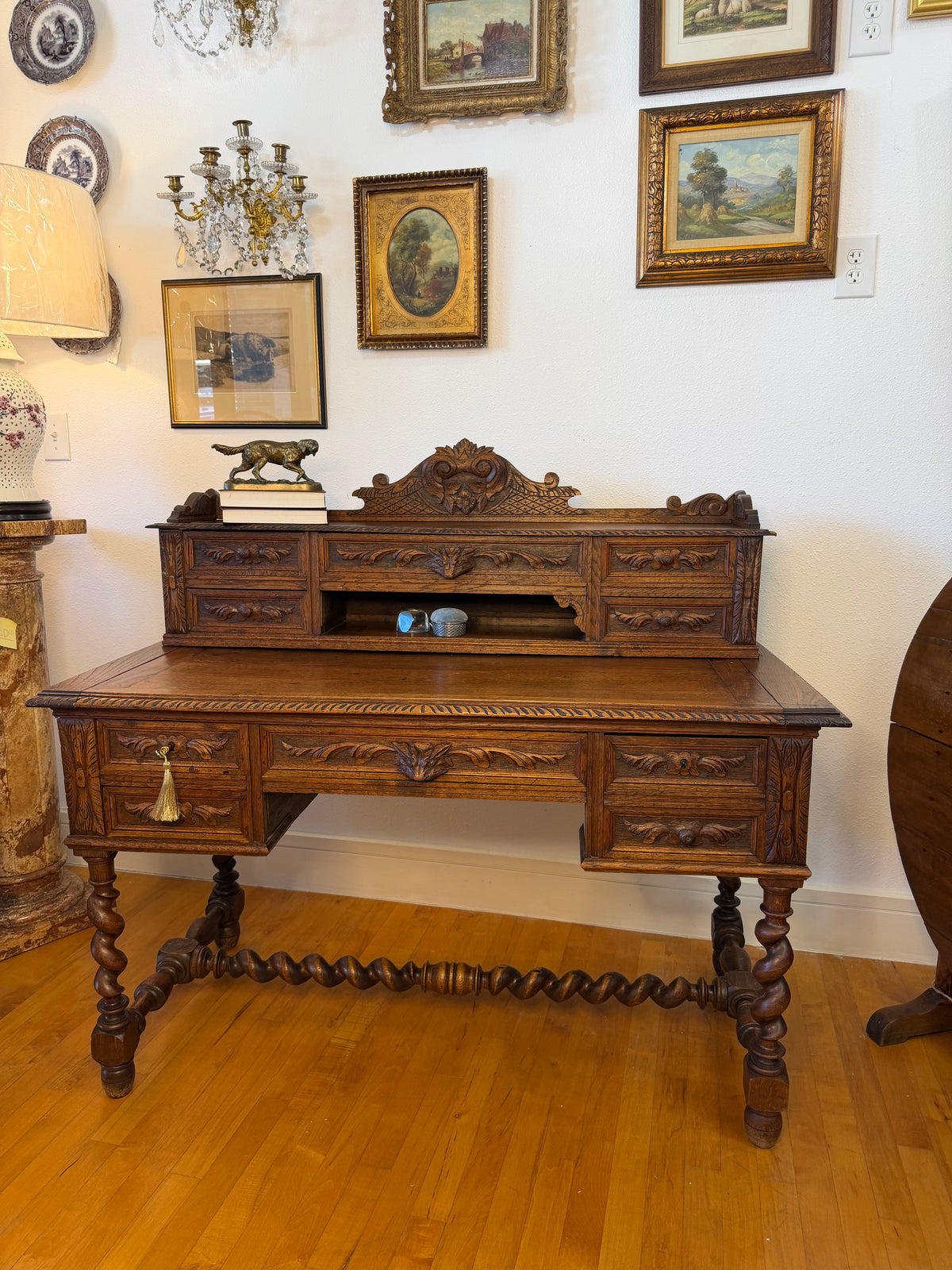 Antique French Renaissance Style Desk
